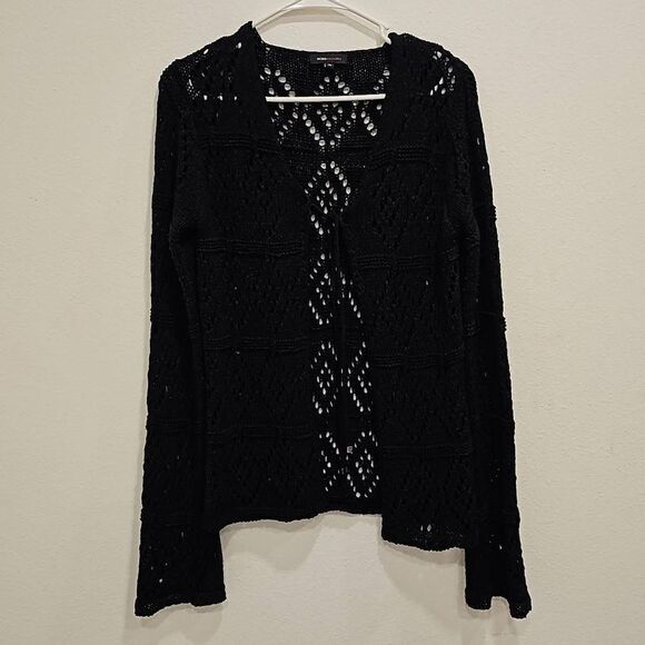 Black Knit Cardigan by BCBG Max Azria. - Picture 1 of 3
